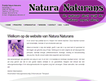 Tablet Screenshot of natura-naturans.nl