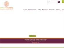 Tablet Screenshot of natura-naturans.hr